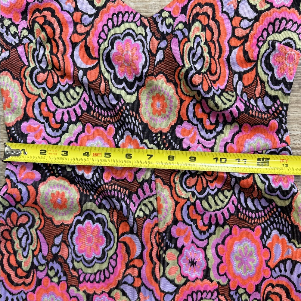 Zara Floral Print Romper Retro Size Small One piece Jumpsuit - Picture 13 of 16
